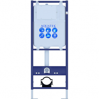 Система инсталляции для унитазов AQUATEK Standart 41 INS-0000011 со звукоизоляционной плитой