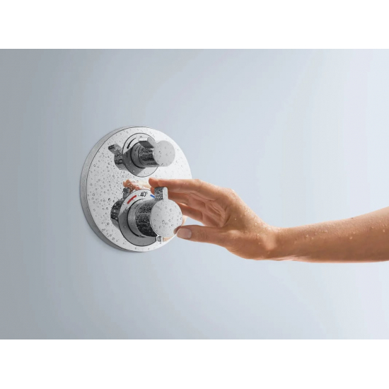 Термостатический смеситель встраиваемый HANSGROHE Ecostat S 15757000 для душа, хром