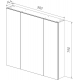 Зеркало-шкаф LEMARK Universal 90x80