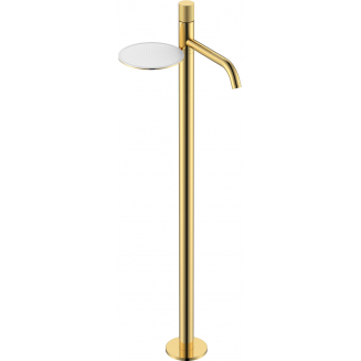 Напольный смеситель для раковины BOHEME Stick 120-GG.4 золото spirale