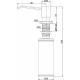 Дозатор для кухонной мойки PAULMARK Rein D002-NI, никель