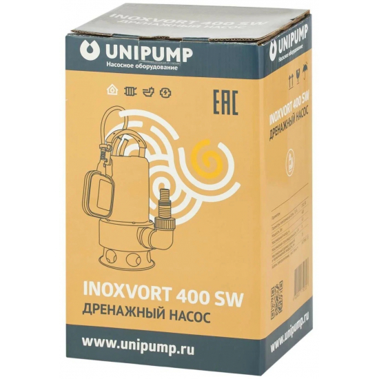 Дренажный насос UNIPUMP INOXVORT 400 SW для чистой и грязной воды