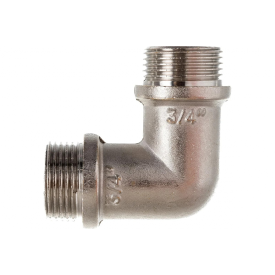 Уголок резьбовой VALTEC 3/4" x 3/4" нар.-нар. 20 мм VTr.093.N.0005