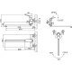 Смеситель для ванны BRAVAT Eler F6191238CP-01L-RUS хром