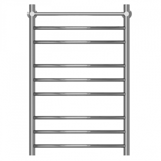 Полотенцесушитель водяной MIXLINE Capella 80х50 Г2 1/2'' лесенка, 8 перекладин, полка