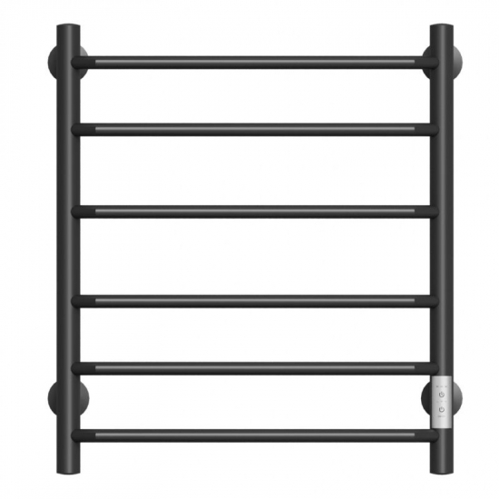 Полотенцесушитель электрический MIXLINE Mira 60x50 268 Вт, чёрный