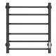 Полотенцесушитель электрический MIXLINE Mira 60x50 268 Вт, чёрный
