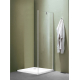 Боковая стенка SANTREK AQUA Luna-SP-800-C-Chrome 80x185 стекло прозрачное, профиль хром