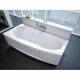 Акриловая ванна АКВАТЕК Пандора PAN160-0000078 L 160x75 см, левая, с каркасом, со сливом-переливом