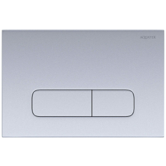Кнопка для инсталляции AQUATEK PNS-0000008 (002CQ) хром матовый, пневматическая