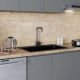 Смеситель для кухни MIXLINE MLSS-0301BL графит