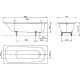 Ванна стальная KALDEWEI Saniform Plus 170x75 standard mod 373-1 толщина 3,5 мм