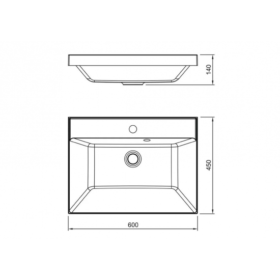 Тумба с раковиной STYLE LINE Манхэттен 60 Plus олива, раковина Asti 60 антрацит