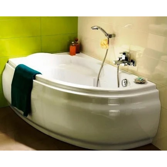 Акриловая ванна CERSANIT Joanna L 150x95 см, угловая, с ножками, асимметричная