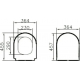 Сиденье для унитаза VITRA 110-003-019 с микролифтом, быстросъёмное