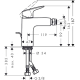 Смеситель для биде HANSGROHE Logis 71200000 хром