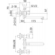 Смеситель для ванны MILARDO Tring TRISB02M02 хром
