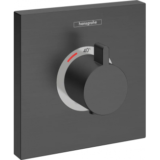 Термостатический смеситель встраиваемый HANSGROHE ShowerSelect Highflow 15760340 чёрный хром