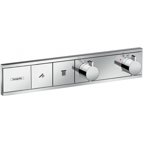 Термостатический смеситель встраиваемый HANSGROHE RainSelect 15380000, С ВНУТРЕННЕЙ ЧАСТЬЮ, хром