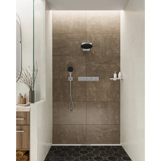 Термостатический смеситель встраиваемый HANSGROHE RainSelect 15380000, С ВНУТРЕННЕЙ ЧАСТЬЮ, хром