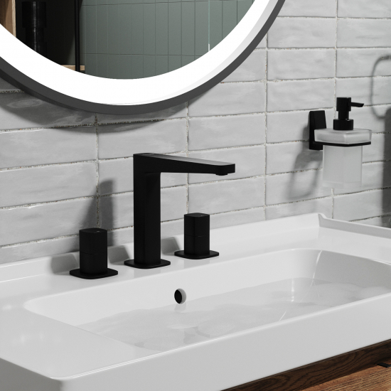 Смеситель для раковины WASSERKRAFT Nuthe 9135 чёрный матовый