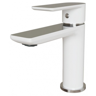 Смеситель для раковины MIXLINE Plus City White ML33-04, белый/хром