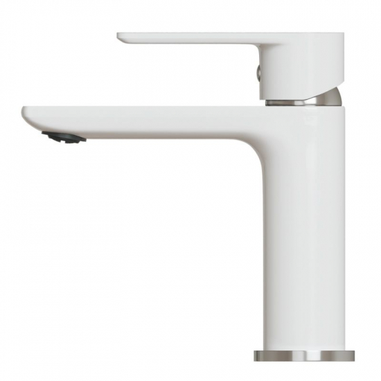 Смеситель для раковины MIXLINE Plus City White ML33-04, белый/хром