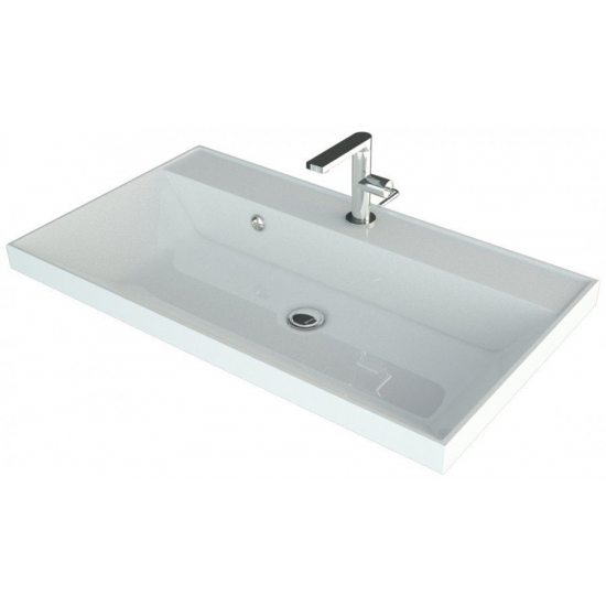 Тумба с раковиной STYLE LINE Стокгольм 70 графит софт, раковина Andrea Classic 70