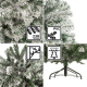 Елка искусственная Royal Christmas Flock Tree Promo PVC Hinged 120 см