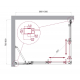 Душевой уголок BelBagno LUCE-AH-21-100/80-C-Cr стекло прозрачное, профиль хром