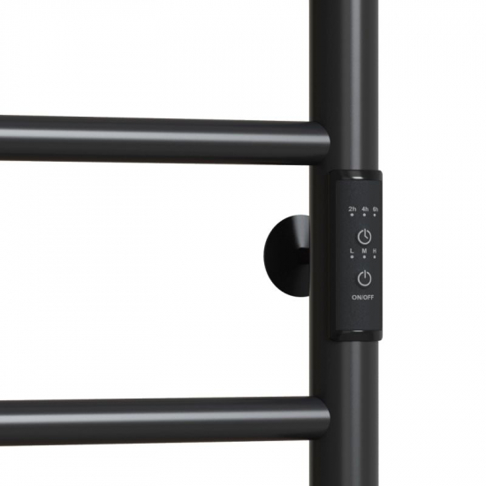 Полотенцесушитель электрический MIXLINE Vega 80x50 289 Вт, чёрный