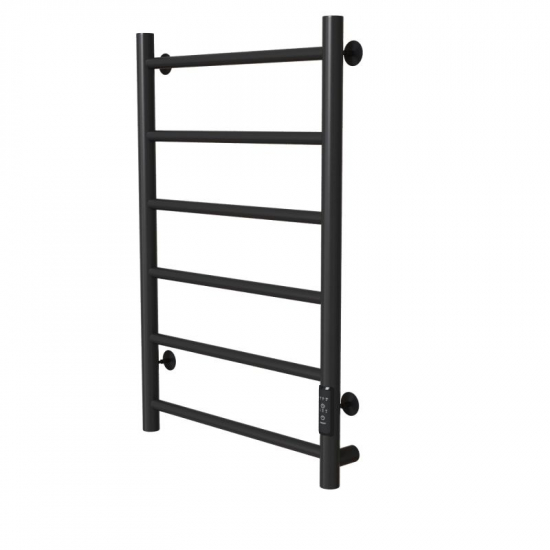 Полотенцесушитель электрический MIXLINE Vega 80x50 289 Вт, чёрный