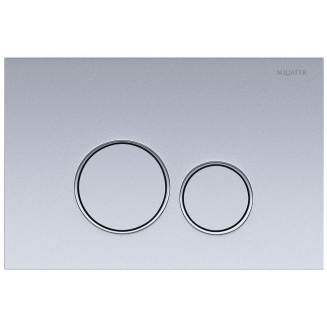 Кнопка для инсталляции AQUATEK PNS-0000013 (005CQ) хром матовый, пневматическая