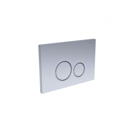 Кнопка для инсталляции AQUATEK PNS-0000013 (005CQ) хром матовый, пневматическая