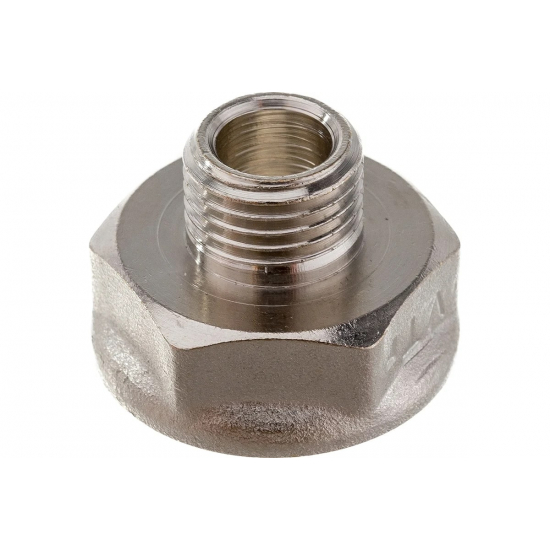 Переходник резьбовой VALTEC 1/2" х 1/4" латунный 15-8 мм VTr.592.N.0402