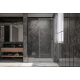 Душевая дверь в нишу VECONI Premium Trento PTD-30GR 130x200 стекло прозрачное, профиль графит
