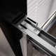 Душевая дверь в нишу VECONI Premium Trento PTD-30GR 130x200 стекло прозрачное, профиль графит