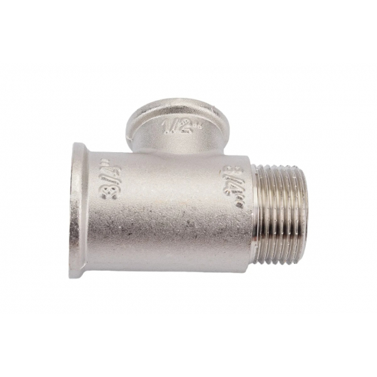 Тройник резьбовой VALTEC 3/4" х 1/2" х 3/4" вн.-вн.-нар. 20-15-20 мм VTr.134.RN.050405