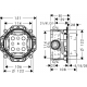 Встраиваемый смеситель для душа и ванны HANSGROHE Metropol 32565670 С ВНУТРЕННЕЙ ЧАСТЬЮ, чёрный