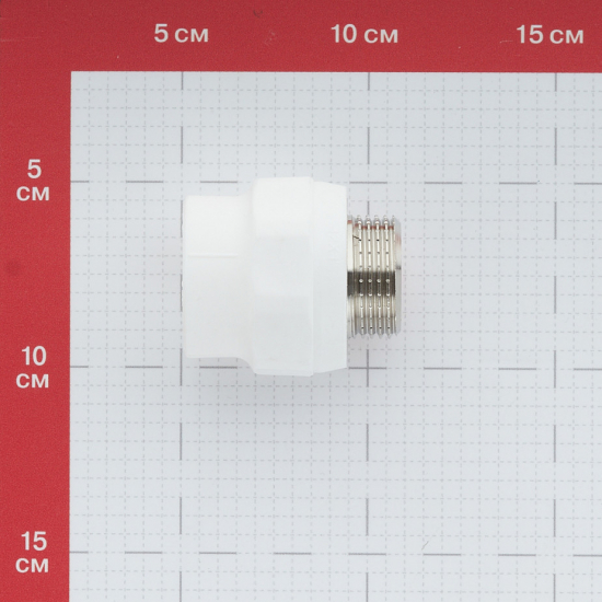 Муфта комбинированная PPR VALTEC 32х1" наружная резьба, белая