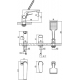 Смеситель на борт ванны LEMARK Bronx LM3745BL на 3 отверстия чёрный