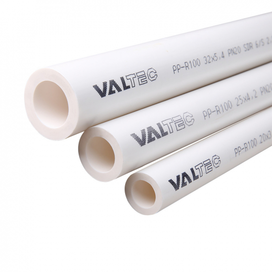 Труба полипропиленовая VALTEC 25x4.2 PP-R PN25 толстостенная, белая 2 м