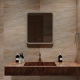 Зеркало MIXLINE Стив-2 600x700 с LED подсветкой и подогревом