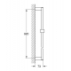 Душевая штанга GROHE Euphoria Cube 27841000, 900 мм, хром
