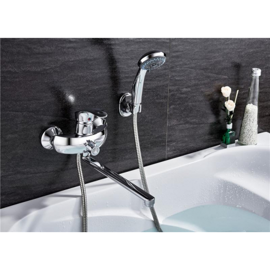 Смеситель для ванны LEDEME H21 L2221 хром