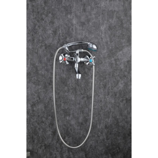 Смеситель для ванны FRAP H732 F22732-B хром