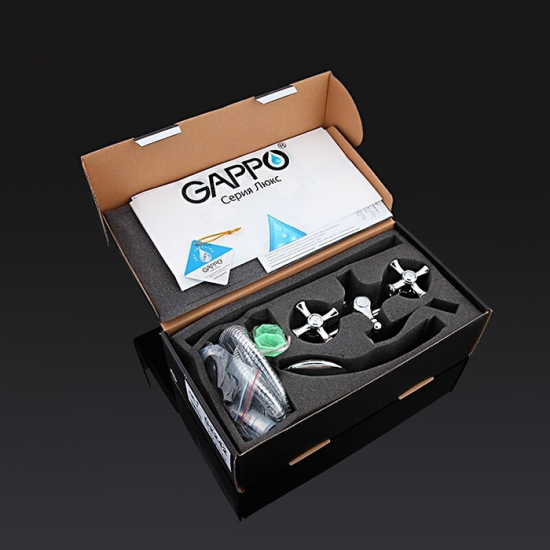 Смеситель для ванны GAPPO Pollmn G2242 хром