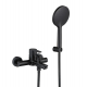 Смеситель для ванны FMARK FS8204H из нержавеющей стали, чёрный