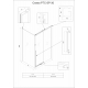 Душевой уголок VECONI Premium Trento PTC-SP-30GR 130x90, стекло прозрачное, профиль графит