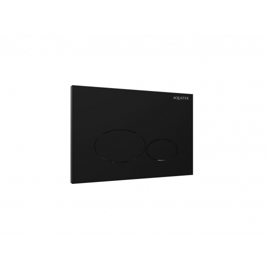 Кнопка для инсталляции AQUATEK KDI-0000074 (GLD) чёрный матовый, клавиши овал